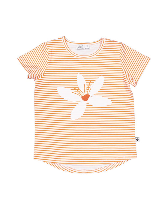RADICOOL -  ORANGE BLOSSOM STRIPE TEE