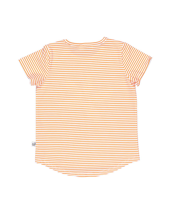 RADICOOL -  ORANGE BLOSSOM STRIPE TEE