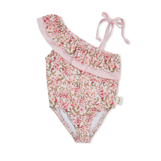 KAPOW - SPRING BLOSSOM ONE SHOULDER SWIM