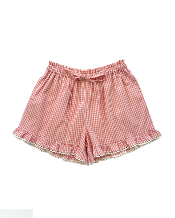 Coming Soon - ELMA - LILIA SHORTS SWEET PEA GINGHAM