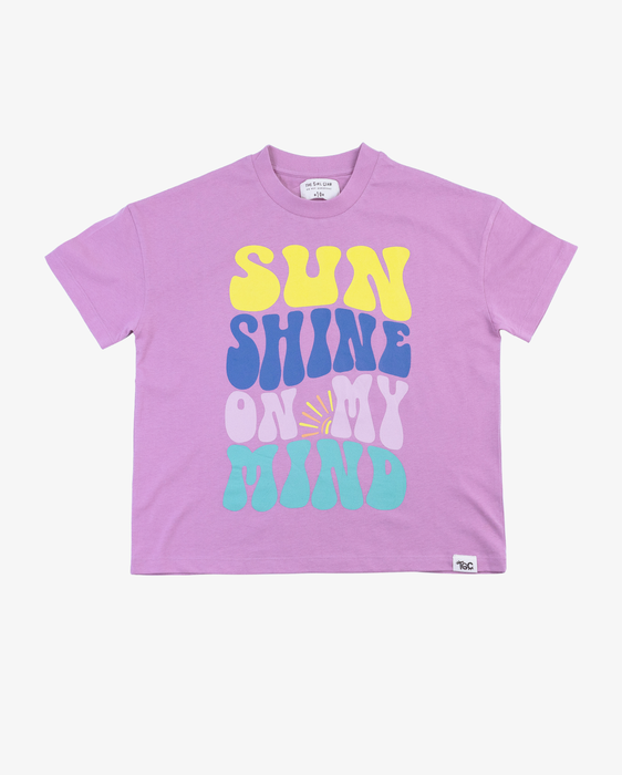 THE GIRL CLUB - LILAC SUNSHINE RELAXED TEE