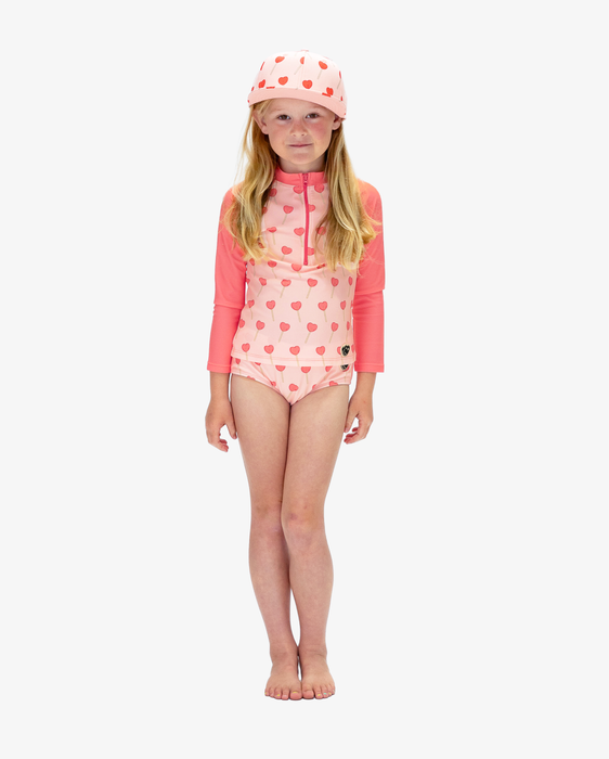 THE GIRL CLUB - LOLLIPOP LONGSLEEVE RASH SHIRT SET