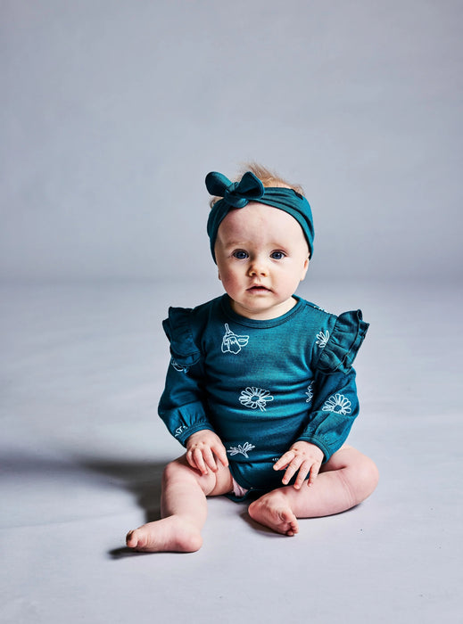 LFOH - LUNA BODYSUIT JADE WILDFLOWER