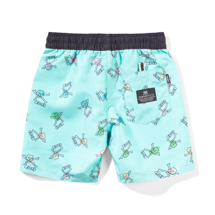 MUNSTER - LIGHTNING BOARDSHORT OLIVINE/MINT