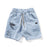 MUNSTER - PATCHED UP SHORT WASHED BLUE