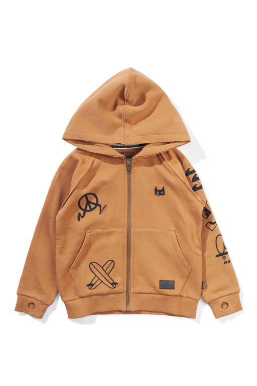 MUNSTER - ICON PATCH HOODY ALMOND