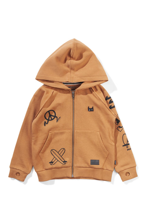 MUNSTER - ICON PATCH HOODY ALMOND