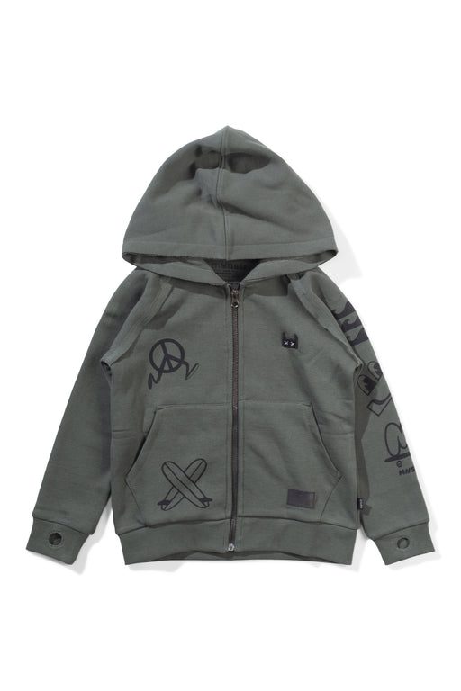 MUNSTER - ICON PATCH HOODY OCEAN GREEN