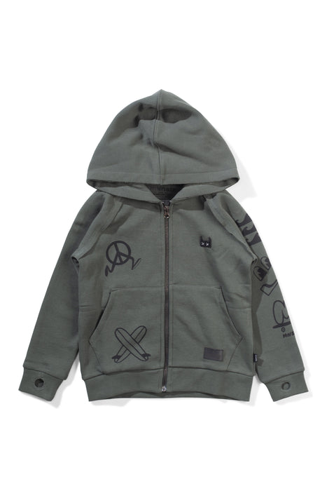 MUNSTER - ICON PATCH HOODY OCEAN GREEN