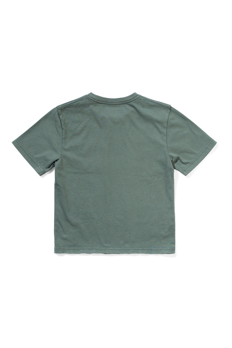 MUNSTER - BOXER PKT TEE WASHED OCEAN GREEN