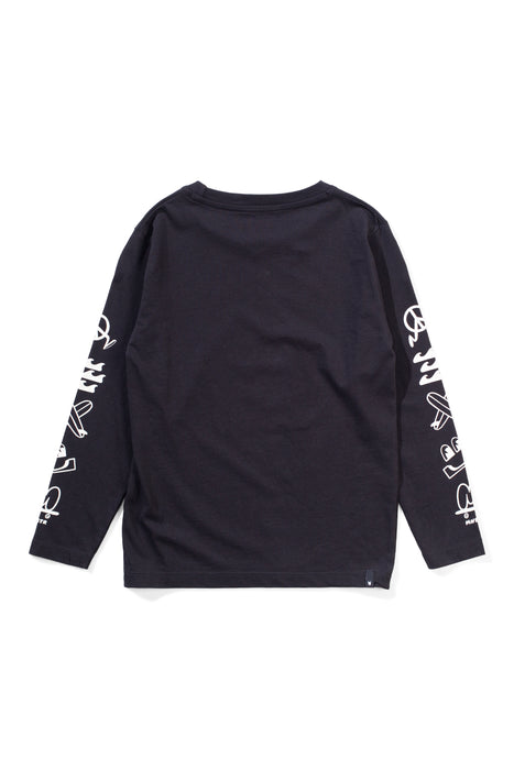 MUNSTER - PLEASURES LS TEE ASH BLACK