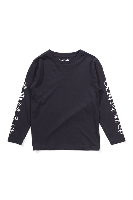MUNSTER - PLEASURES LS TEE ASH BLACK
