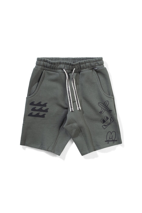 MUNSTER - BRANDED SHORT OCEAN GREEN