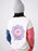 MINTI - HELLO BYE FLOWER FURRY CREW CREAM PINK NAVY