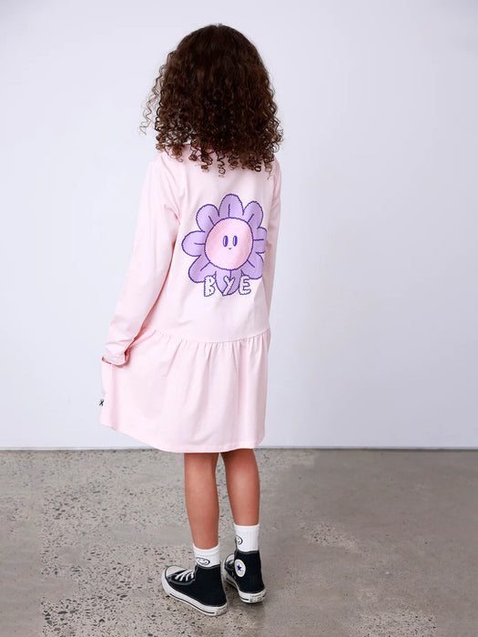 MINTI - HELLO BYE FLOWER DRESS PINK MARLE