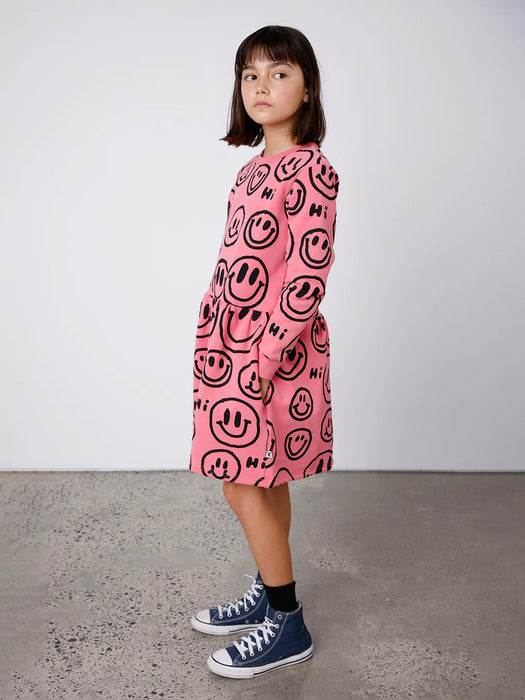 MINTI - HAPPY FURRY DRESS PINK