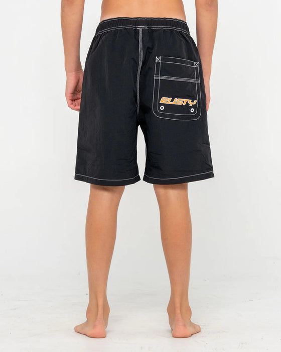 RUSTY -  FLIP DADDY BOARDSHORT BLACK