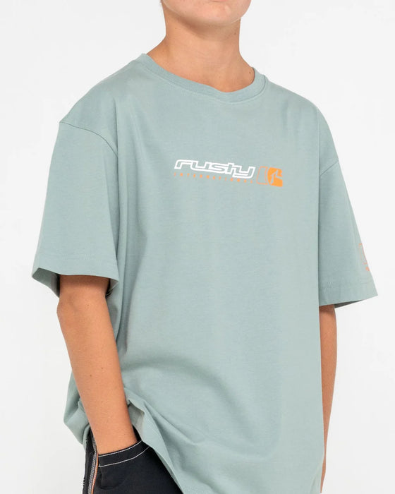 RUSTY - JETSETTER TEE SLATE