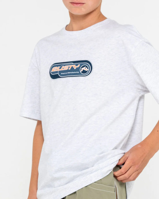 RUSTY - CAPSULE SHORT SLEEVE TEE ECRU MARLE