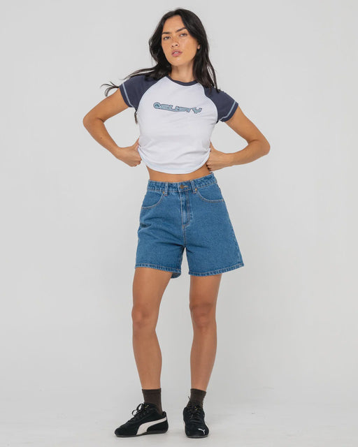 RUSTY - CYPRUS HIGH DENIM SHORT TEEN