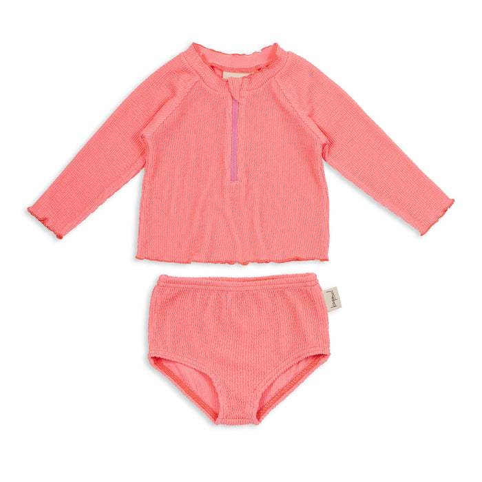 KAPOW - NEON CRINKLE SWIM SET