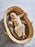 LFOH - NEWCOMER BABY GOWN WHEAT MARLE FRUIT 'N'VEG