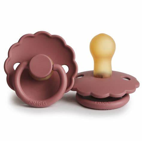 FRIGG - LATEX DAISY PACIFIER POWDER BLUSH