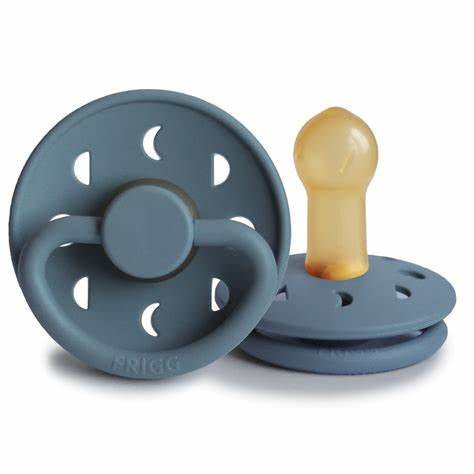 FRIGG MOON PHASE LATEX PACIFIER - STONE BLUE