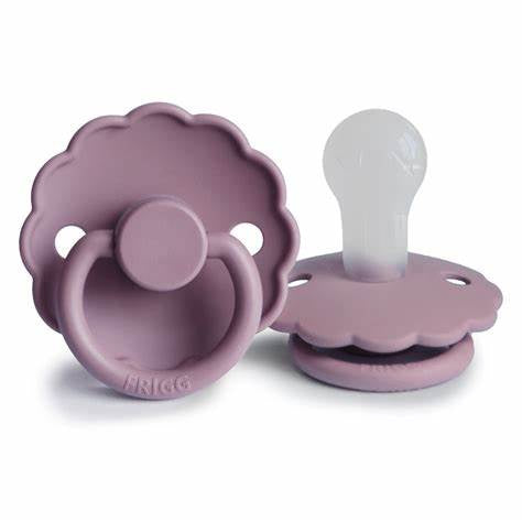 FRIGG DAISY SILICONE PACIFIER - HEATHER