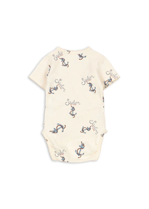 KONGES SLOJD - BASIC SS  BODYSUIT ROCK MY BOAT