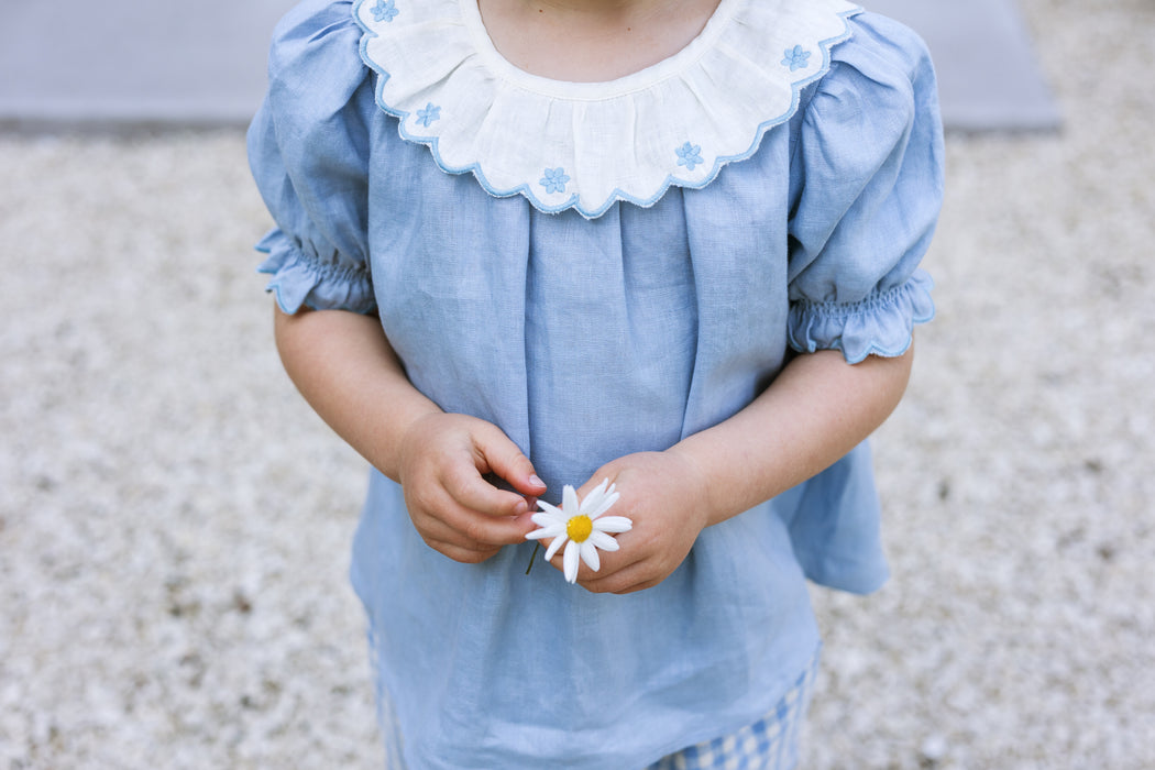 ELMA - PIPPA BLOUSE BLUEBELL