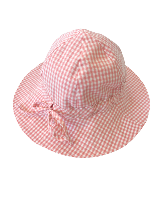 Coming Soon - ELMA - POPPY SUNHAT SWEET PEA GINGHAM