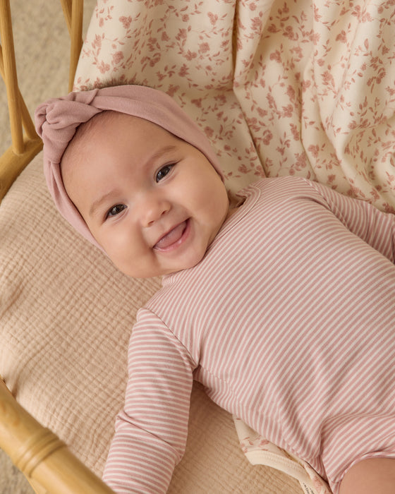 QUINCY MAE - JERSEY BODYSUIT 2PACK FRENCH GARDEN/ROSE STRIPE