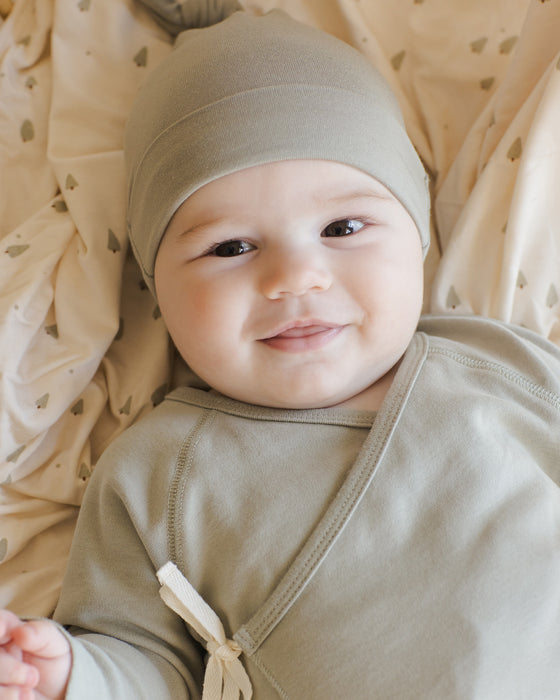 QUINCY MAE - WRAP TOP & FOOTED PANT SET FERN