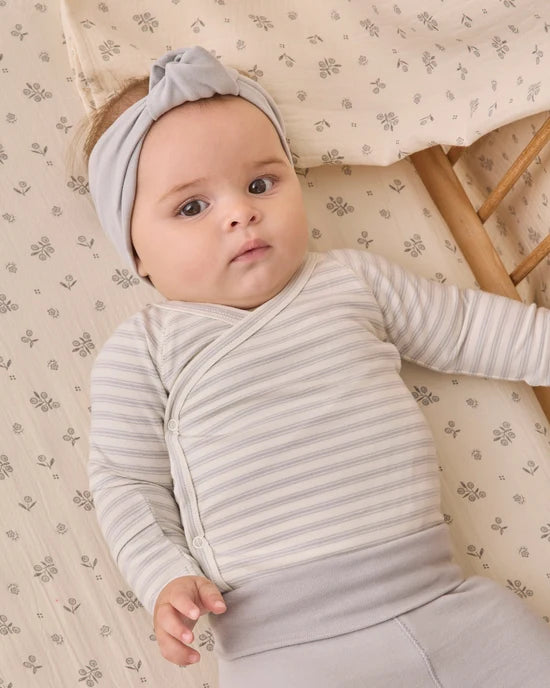 QUINCY MAE - SIDE SNAP BODYSUIT + PANT SET CLOUD
