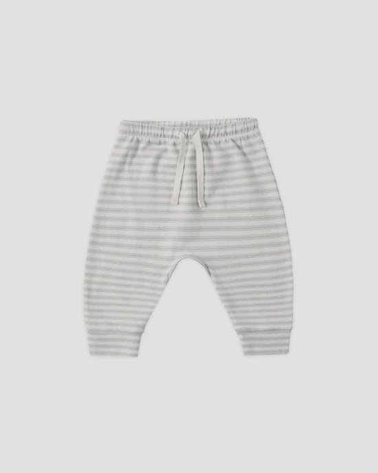 QUINCY MAE - DRAWSTRING PANT CLOUD STRIPE