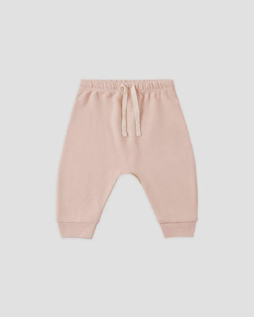QUINCY MAE - DRAWSTRING PANT DUSTY ROSE