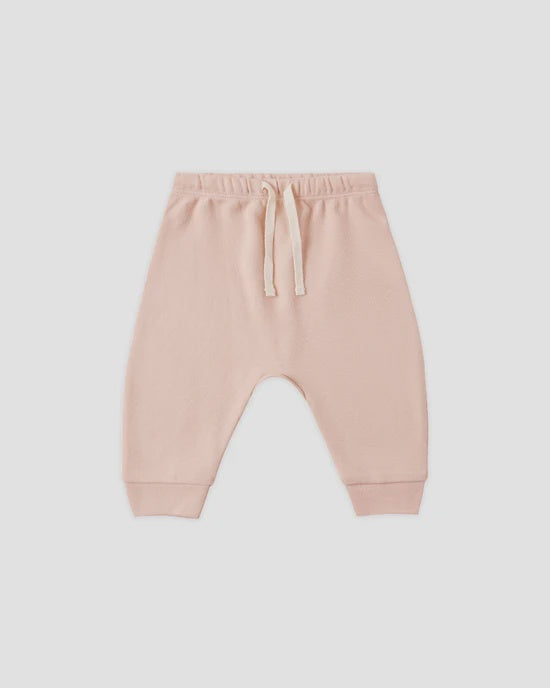 QUINCY MAE - DRAWSTRING PANT DUSTY ROSE