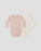QUINCY MAE - JERSEY BODYSUIT 2 PACK FLORAL VINE/DUSTY ROSE