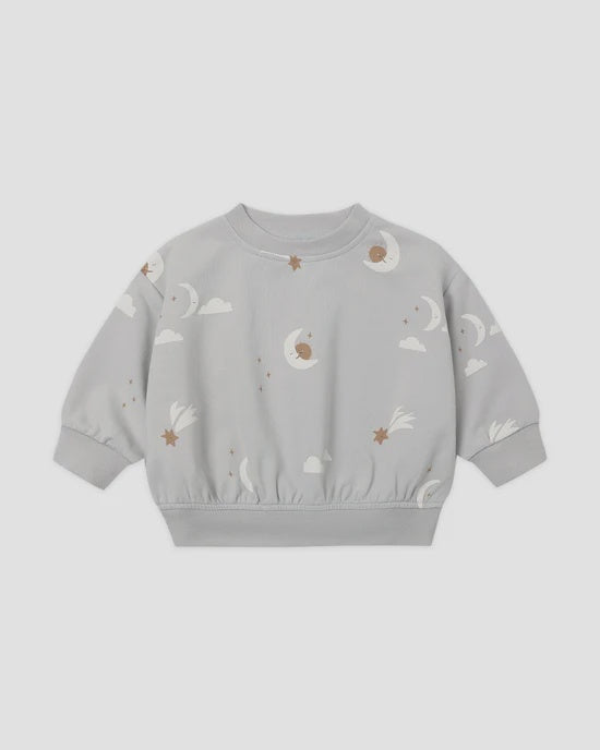 QUINCY MAE - RELAXED SWEATSHIRT SKY FRIENDS