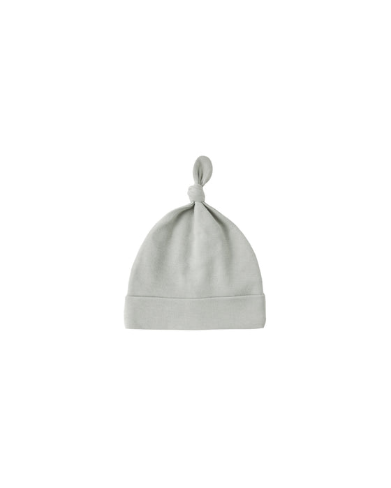 QUINCY MAE - KNOTTED BABY HAT SAGE