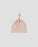 QUINCY MAE - KNOTTED BABY HAT DUSTY ROSE