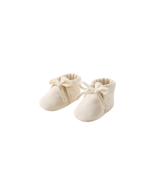 QUINCY MAE - BABY BOOTIES NATURAL