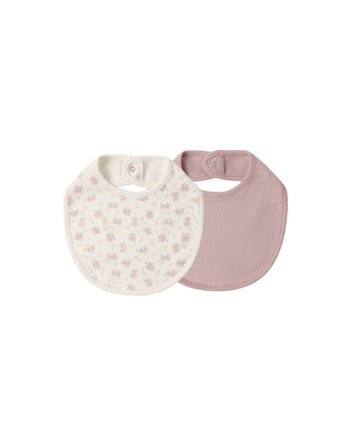 QUINCY MAE - JERSEY SNAP BIB PACK FLOWER FIELD MAUVE