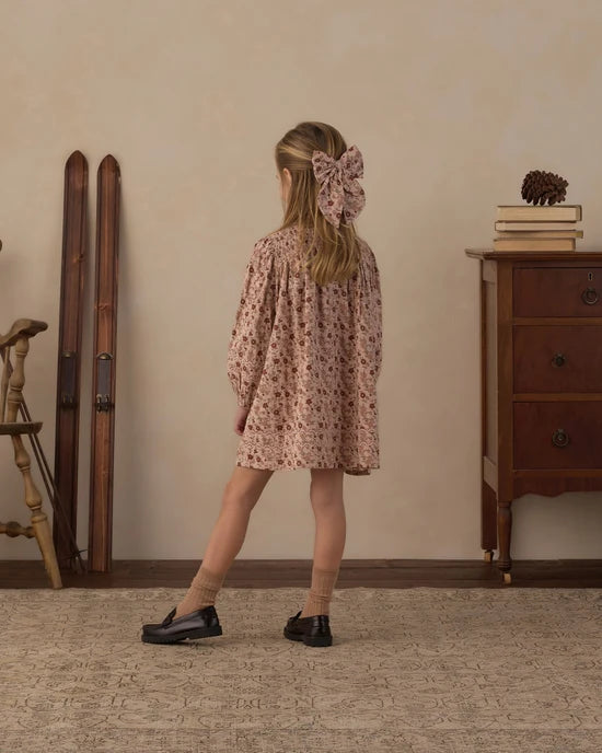RYLEE + CRU - SELENE DRESS PINK FLORAL BLUSH