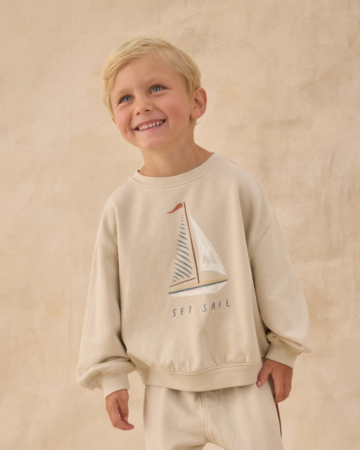 RYLEE + CRU - OVERSIZED SWEATSHIRT SET SAIL