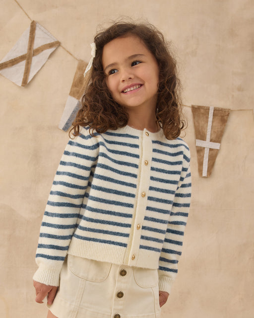 RYLEE + CRU - CLASSIC CARDIGAN MARITIME STRIPE