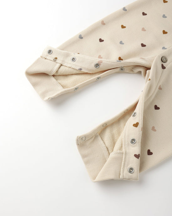 RYLEE + CRU - BUTTON DOWN JUMPSUIT HEARTS