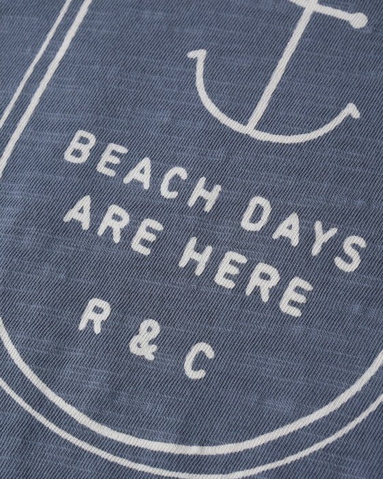RYLEE + CRU - RAW EDGE TEE BEACH DAYS MARINE