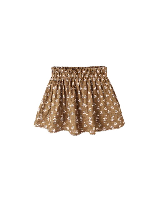 RYLEE + CRU - MAE SKIRT GOLDEN FLEUR